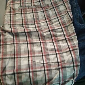 Men's plaid shorts